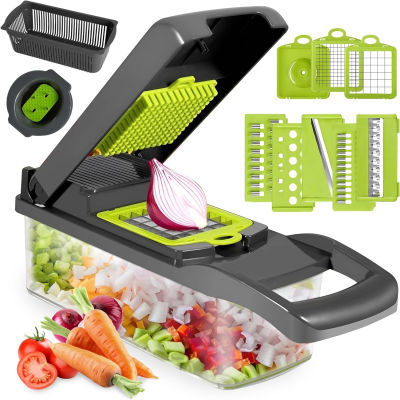 Multifunctional Vegetable Chopper Slicer 5 In 1 Fruit Potato Cutter Cheese Grate